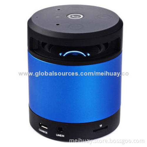 Mini Portable Bluetooth Speaker with Hand Gesture Recognition, Prev/Next, Stop and Play Function